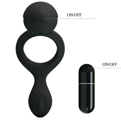 PRETTY LOVE - ANILLO VIBRADOR ETHEL CON ESTIMULADOR