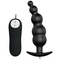 Pretty Love - Plug Anal Estimulao Extra De Silicone E 12 Modos De Vibrao Preto