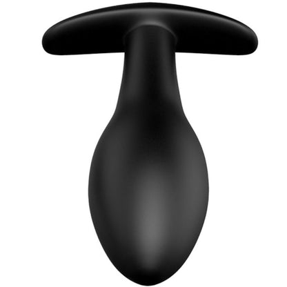 PRETTY LOVE - PLUG ANAL ANCLA FORMA DE SILICONA 12 MODOS DE VIBRACIÓN NEGRO