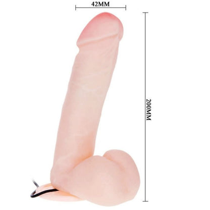 BAILE - DILDO VIBRADOR REALISTA DE 20 CM