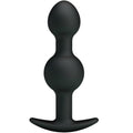 Pretty Love - Bolas Anais De Silicone De Estimulao Especial 10.3 Cm Preto