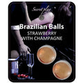 Secretplay - Conjunto De Bolas Brasileiras  Morango E Champanhe