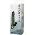 Baile - Capa Para Pénis Brave Man Com Coelho Preto 16.5 Cm