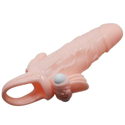 BAILE - BRAVE MAN PENIS COVER WITH CLITORAL AND ANAL STIMULATION 16.5 CM