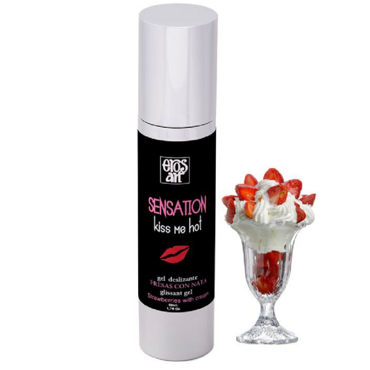 EROS-ART - SENSATION NATURAL LUBRICANT STRAWBERRIES WITH CREAM 50 ML
