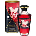 Shunga - Óleo De Massagem Efeito Calor Sabor Intenso De Cereja 100 Ml
