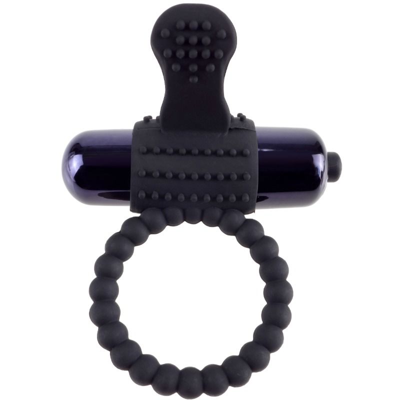FANTASY C-RINGZ - ANILLO VIBRADOR DE SILICONA NEGRA