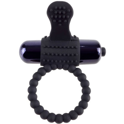 FANTASY C-RINGZ - ANILLO VIBRADOR DE SILICONA NEGRA