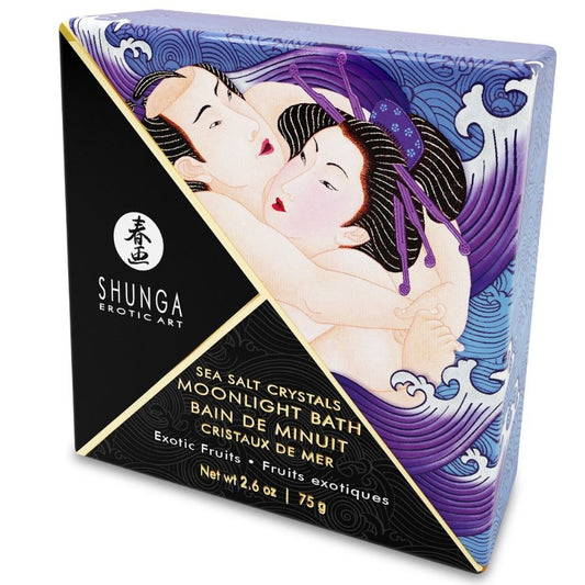 SHUNGA - SALES DE BAÑO EXÓTICAS CON SABORES MORADOS 75 GR