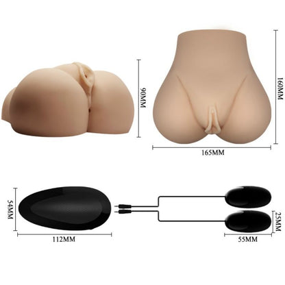 CRAZY BULL - VAGINA REALISTA Y COÑO DESNUDO CON VIBRACIÓN POSICIÓN 7