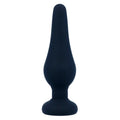 Intense - Plug Anal Pipo S Silicone Preto 9,8 Cm