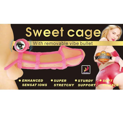 BAILE - SWEET SILICONE COVER AND RING 10 RHYTHMS FOR THE PINK PENIS