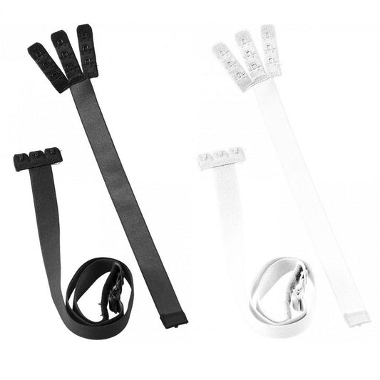 BYE-BRA - ADAPTADOR DE SUJETADOR CON ESPALDA ABIERTA EN BLANCO Y NEGRO