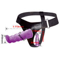 Baile - Arnês Anal E Vaginal Fêmea Lilac Gpoint 17 Cm