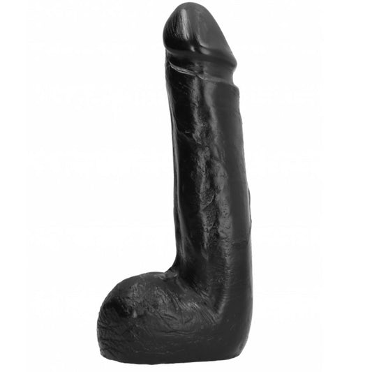 TODO NEGRO - DILDO REALISTA NEGRO SUAVE DE 20 CM