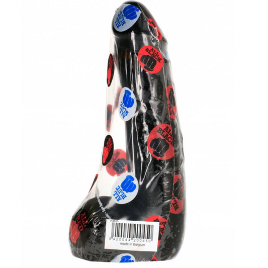 TODO NEGRO - DILDO REALISTA NEGRO SUAVE DE 20 CM