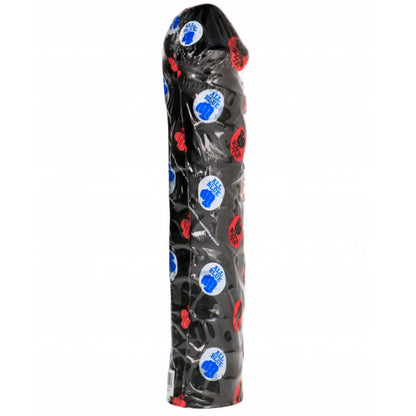 TODO NEGRO - DILDO GIGANTE DE PUÑO SUAVE DE 32 CM
