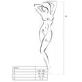 Passion - Woman Bs014 Bodystock Branco Tamanho Único