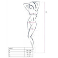 Passion - Woman Bs017 Bodystocking Preto Tamanho Único