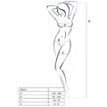 Passion - Woman Bs019 Bodystocking Preto Tamanho Único
