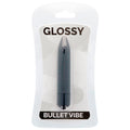 Glossy - Vibrador Delgado Preto