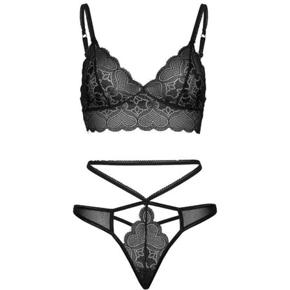 Leg Avenue - Conjunto 2 Peas Strappy Cut G String S/M