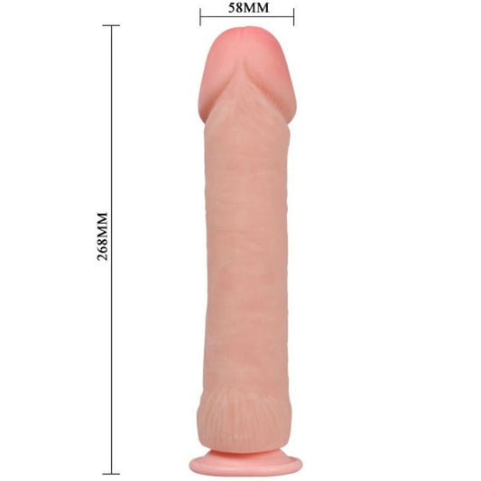 BAILE - DILDO REALISTA NATURAL CON PENE GRANDE 26 CM