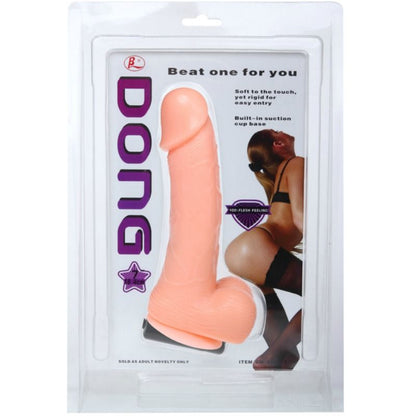 BAILE - DILDO REALISTA VIBRADOR Y ROTADOR 20 CM