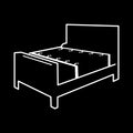 Fetish Submissive - Conjunto De Correas De Cama De Lujo Con Forro De Neopreno
