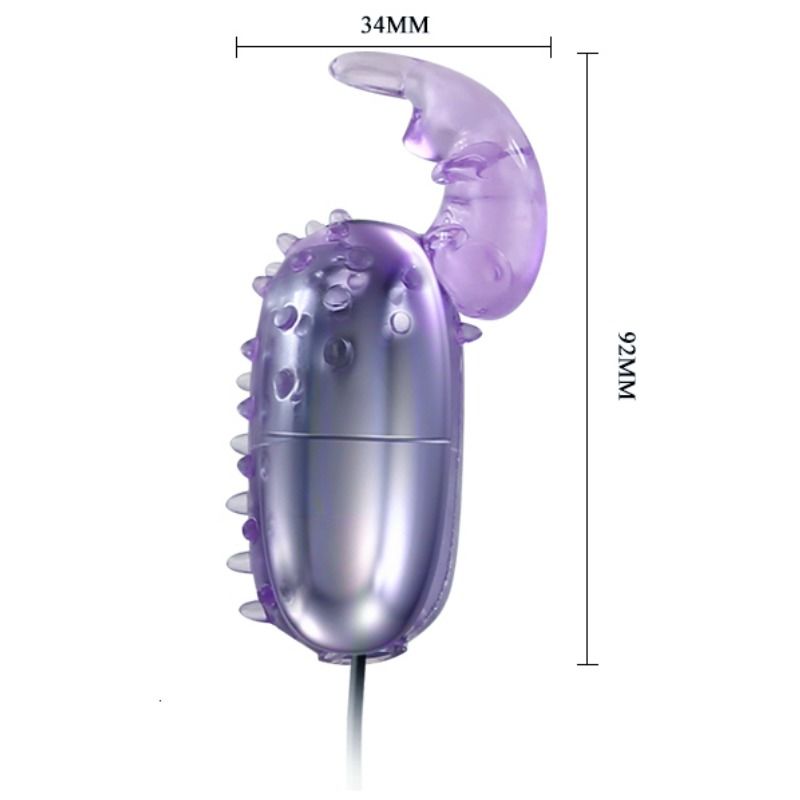BAILE - SUPER VIBRATING EGG WITH STIMULATOR