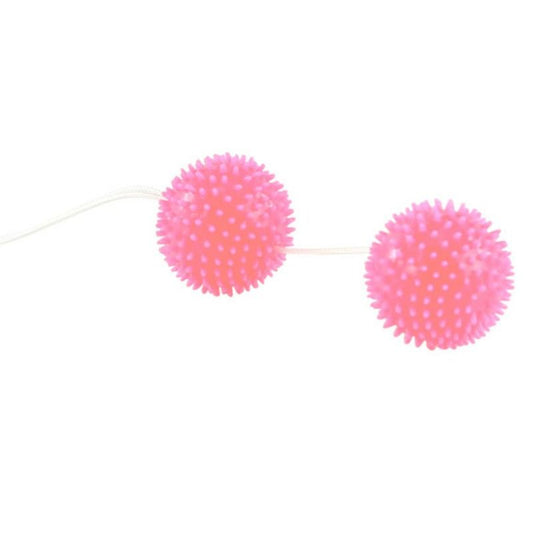 DANCE - DEEP PLEASURE TEXTURED BALLS PINK 3.6 CM