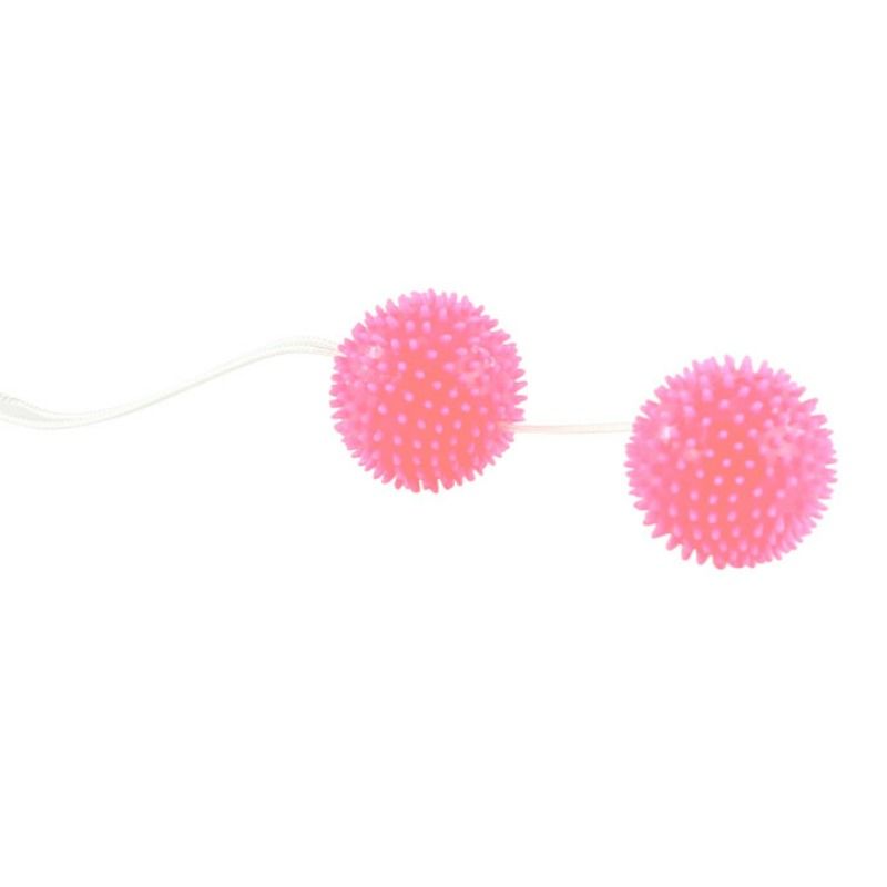 DANCE - DEEP PLEASURE TEXTURED BALLS PINK 3.6 CM