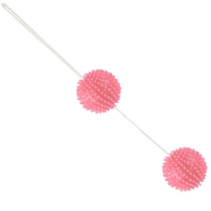 DANCE - DEEP PLEASURE TEXTURED BALLS PINK 3.6 CM