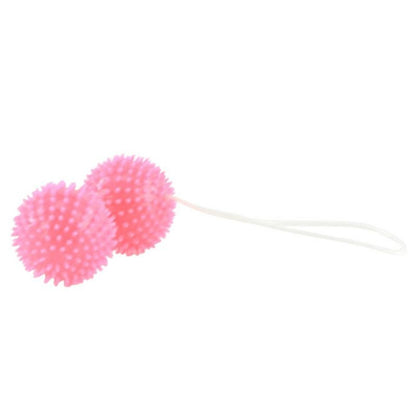 DANCE - DEEP PLEASURE TEXTURED BALLS PINK 3.6 CM