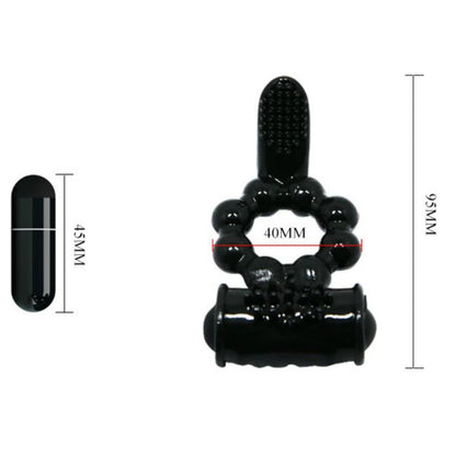 BAILE - SWEET RING WITH DOUBLE STIMULATOR