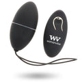 Womanvibe - Alsan Egg Controle Remoto Preto Silicone Preto