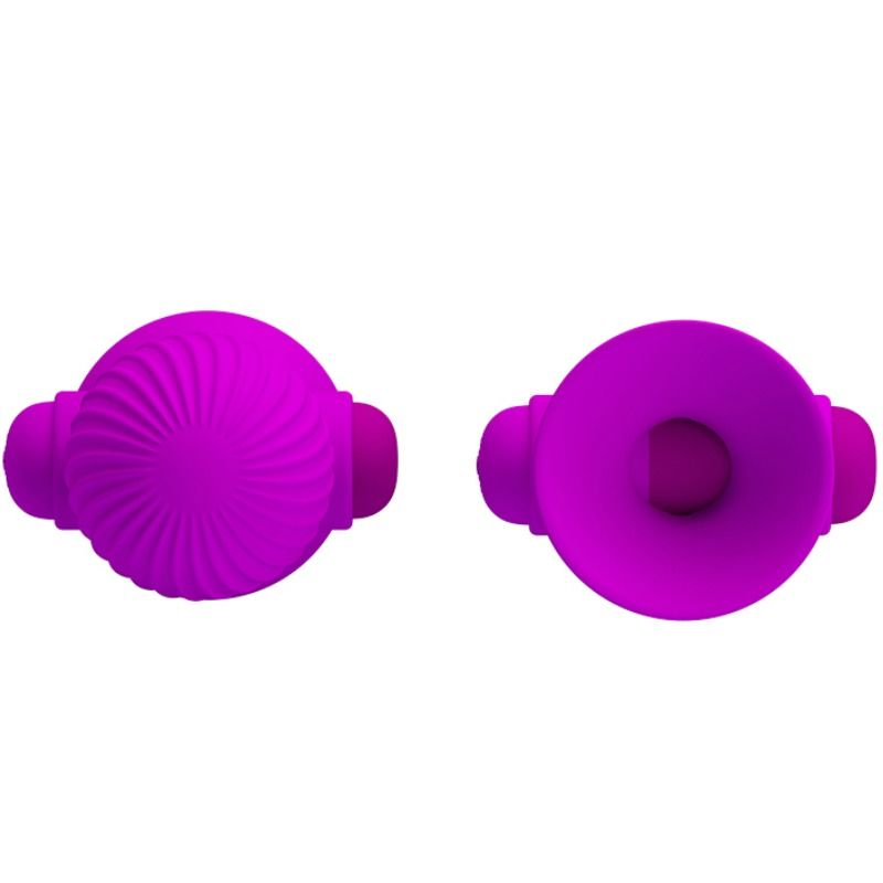 PRETTY LOVE - NIPPLE STIMULATORS 12 M VIBRATING PURPLE