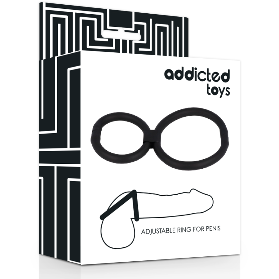 JUGUETES ADICTO - ANILLOS AJUSTABLES PARA EL PENE