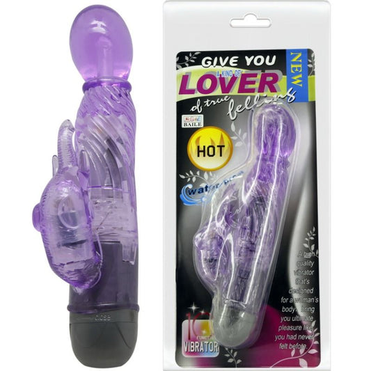 DANCE - GIVE HIM A TYPE OF LOVER VIBRATOR WITH LILAC RABBIT 10 MODES
