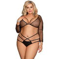 Subblime - Queen Plus Strappy Top And Bottom Set