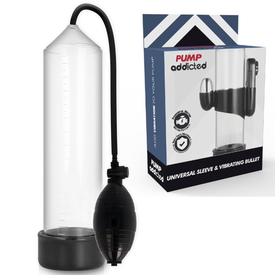 ADICTO A LA BOMBA - VIBRADOR TRANSPARENTE RX3