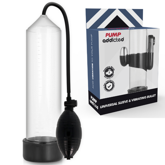 ADICTO A LA BOMBA - VIBRADOR TRANSPARENTE RX3