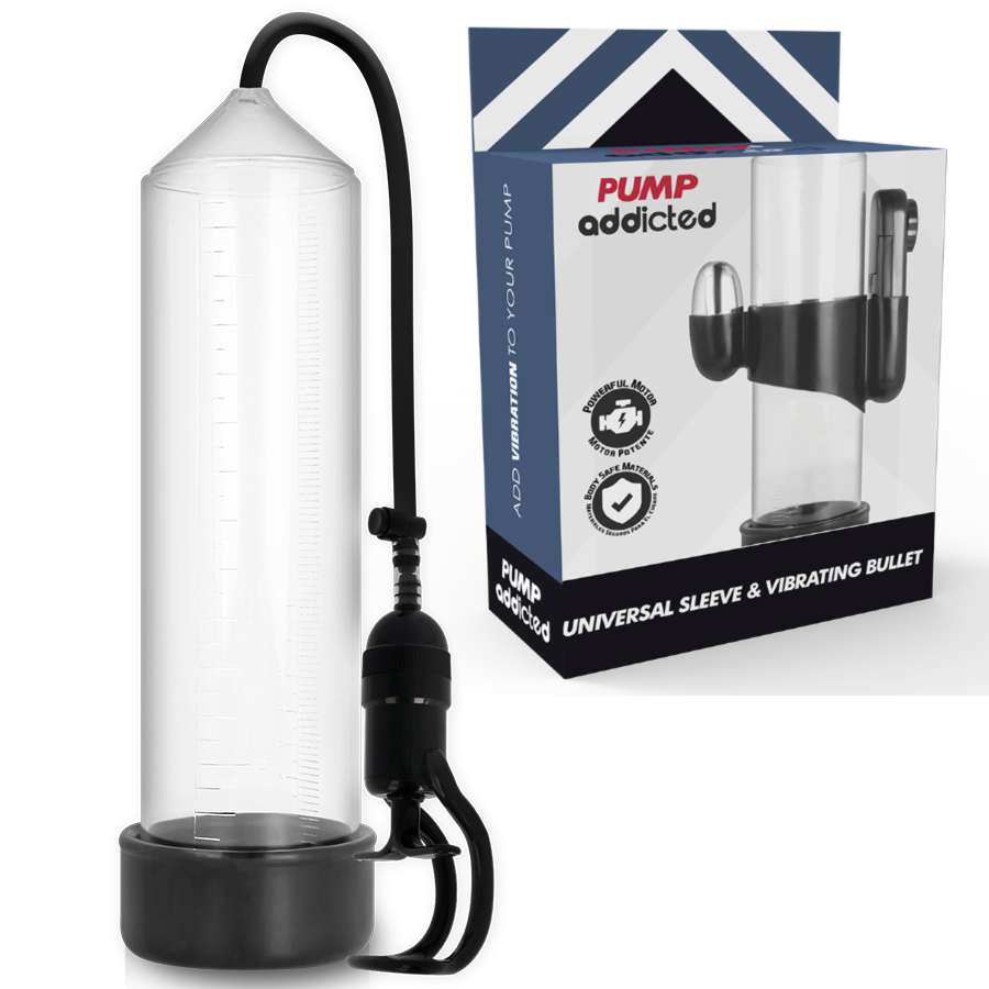 PUMP ADDICTED - TRANSPARENT VIBRATOR RX5