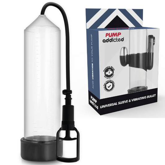 ADICTO A LA BOMBA - VIBRADOR TRANSPARENTE RX7