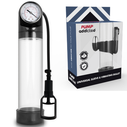 BOMBA ADICTO - RX9 VIBRADOR TRANSPARENTE