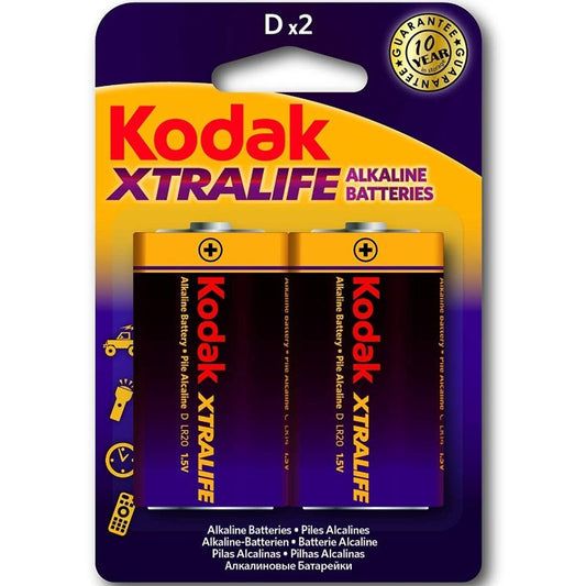 Pilas alcalinas Kodak Xtralife LR20 D LR20 de 1,5 V