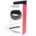 Darkness - High-Quality Leather Collar with Leash