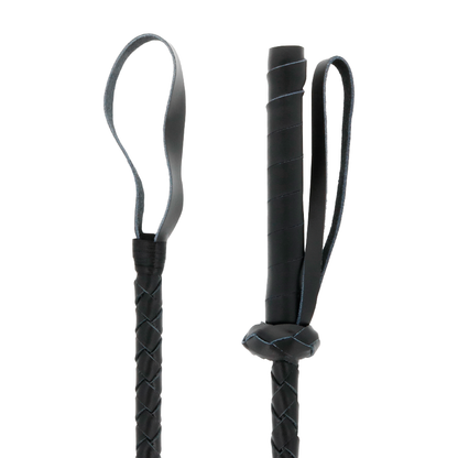 DARKNESS - 60 CM LEATHER BDSM FETISH WHIP