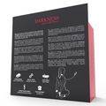 Darkness - Esposas y collar de cuero negro