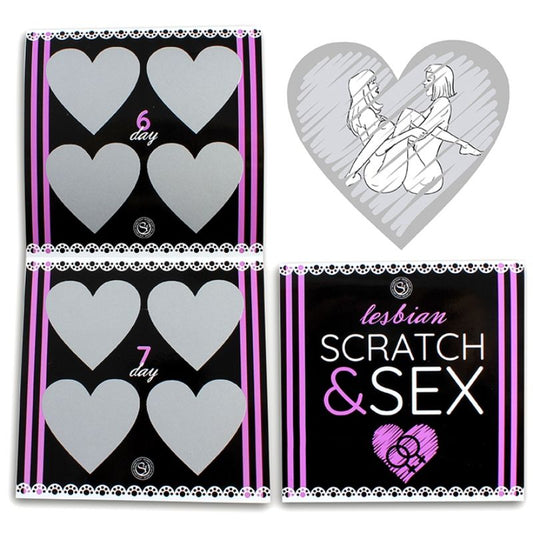 SECRETPLAY - SCRATCH &amp; SEX GAME FOR COUPLES LESBIAN POSITIONS (ES/EN/FR/PT/DE)